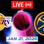 NBA LIVE! Los Angeles Lakers vs Denver Nuggets | January 21, 2026 NBA Regular Season LIVE