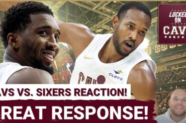 REACTION: Cleveland Cavaliers THROTTLE Sixers! | Donovan Mitchell & Evan Mobley GO OFF!