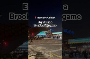 POV: Watching a Brooklyn Nets Game at Barclays Center 🏀 #nba #brooklynnets