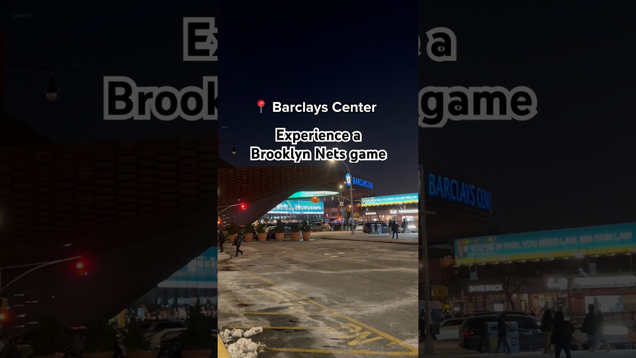 POV: Watching a Brooklyn Nets Game at Barclays Center 🏀 #nba #brooklynnets