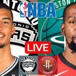 LIVE: SAN ANTONIO SPURS vs HOUSTON ROCKETS | NBA | PLAY BY PLAY | SCOREBOARD