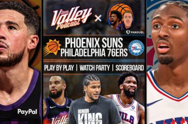 Phoenix Suns at Philadelphia 76ers feat. @SixersTalkWithRomp | LIVE Reaction | Scoreboard