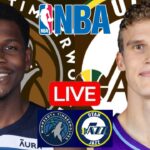 LIVE: MINNESOTA TIMBERWOLVES vs UTAH JAZZ | NBA | PLAY BY PLAY | SCOREBOARD