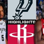 San Antonio Spurs vs Houston Rockets FULL GAME HIGHLIGHTS