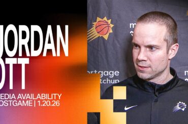 Head Coach Jordan Ott Postgame Media Availability | Phoenix Suns 1-20-26