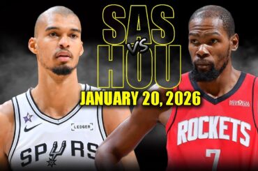 San Antonio Spurs vs Houston Rockets Full Game Highlights – January 20, 2026 | NBA Season