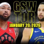 Golden State Warriors vs Toronto Raptors Full Game Highlights – January 20, 2026 | NBA Season