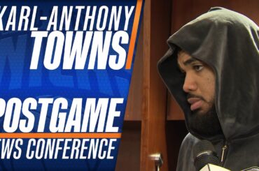 Karl-Anthony Towns on Knicks fans booing during loss to Mavs