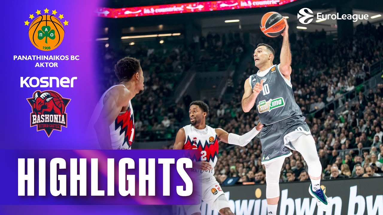 DEFENSIVE PRESSURE Shapes the Night | Panathinaikos - Baskonia | R23 BASKETBALL HIGHLIGHTS 2025-26