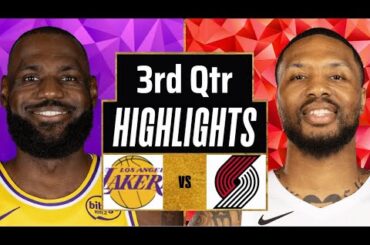 Lakers vs Blazers Full Game Highlights 3rd Qtr | Jan 17 | 2026 NBA Highlights