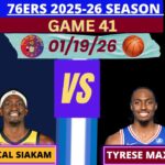 Philadelphia 76ers vs. Indiana Pacers LIVE | Radio-Style Play-by-Play #76ers #sixers