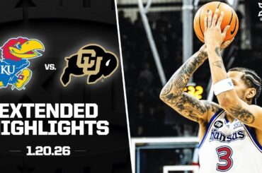 #19 Kansas vs. Colorado Extended Highlights | 2025-26 Big 12 Men's Basketball