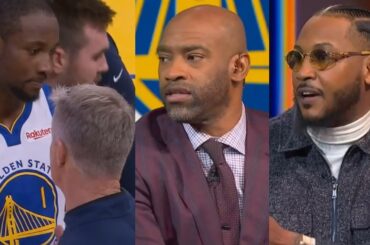 Carmelo, Vince and Bosh sound off on Warriors GM's comments after Kuminga 20pts vs Raptors