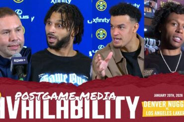 ALL Denver Nuggets Postgame Media vs. LAL 🎙️
