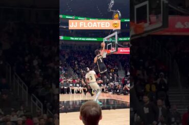 Effortless air ✈️ #nba #hawks #jalenjohnson