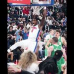 Hang on the Rim for Safety #nba #pistons #jalenduren