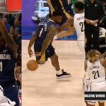 Zion Williamson looking healthy dunks on Claxton then goes coast-to-coast for huge dunk