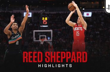 Reed Sheppard (21 points) Highlights vs. San Antonio Spurs