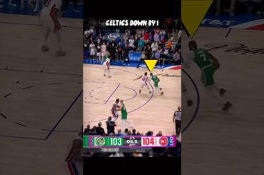 Cade’s Miss Gave Brown A Chance to Win It…😳 Ending Celtics vs Pistons #nba #shorts