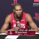 Kevin Durant with a Press Conference vs Spurs