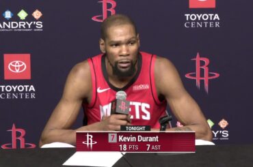 Kevin Durant with a Press Conference vs Spurs