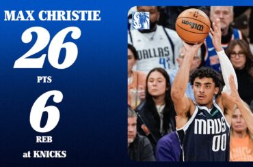 Max Christie (26 PTS 6 REB) vs. New York Knicks | January 19, 2026