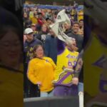 Luka and LeBron make some fans' night with some postgame giveaways! ❤️