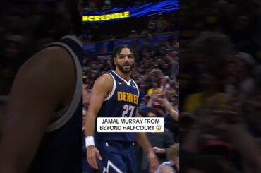 Jamal Murray beats the buzzer from beyond halfcourt