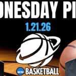 Wednesday NCAA Basketball Picks - 1/21/26 l Craig Trapp & Indian Cowboy NCAAB Picks & Predictions