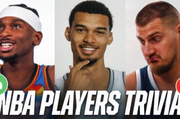 NBA Players Play NBA Trivia 🤔 😂 | 2025-26 NBA Season