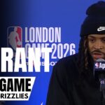 Ja Morant Responds to Question Around Future With Memphis Grizzlies, Recaps Playing in London-UK