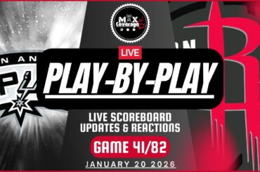 🔴LIVE - San Antonio Spurs vs Houston Rockets - Play-By-Play & Reactions (1/20/26)