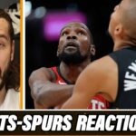Rockets-Spurs Reaction: Kevin Durant beats Victor Wembanyama w/ help of REED SHEPPARD game