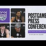 Malik Monk, Maxime Raynaud & Coach Christie | Postgame Interviews 1.18.26