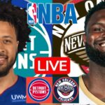 LIVE: DETROIT PISTONS vs NEW ORLEANS PELICANS | NBA | PLAY BY PLAY | SCOREBOARD