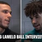 Lonzo 🆚 LaMelo 🔥 The Ball Brothers reminisce ahead of Cavaliers-Hornets 🎤 | NBA Countdown