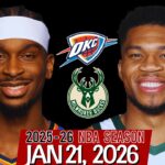 (LIVE) SGA vs Giannis Antetokounmpo | Oklahoma City Thunder vs Milwaukee Bucks NBA Live Stream