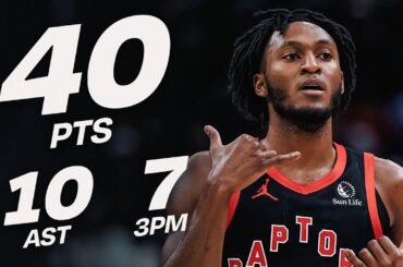 Immanuel Quickley Makes Raptors History: 40 PTS, 10 AST, 7 Threes 🔥 | January 20, 2026