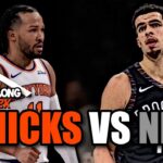 NEW YORK KNICKS VS BROOKLYN NETS LIVE PLAY BY PLAY! | WATCH ALONG W/ CK2K
