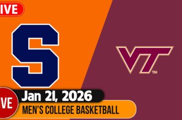LIVE Syracuse vs Virginia Tech Jan 21, 2026 | Men's College Basketball | NCAAM 2026