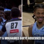 DOUBLE TECHS on Ja Morant and Mouhamed Gueye as Hawks-Grizzlies gets heated 🍿 | NBA on ESPN