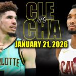 Cleveland Cavaliers vs Charlotte Hornets Full Game Highlights – January 21, 2026 | NBA Season