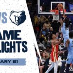 Memphis Grizzlies Highlights vs. Atlanta Hawks