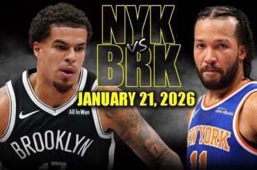 New York Knicks vs Brooklyn Nets Full Game Highlights – January 21, 2026 | NBA Season