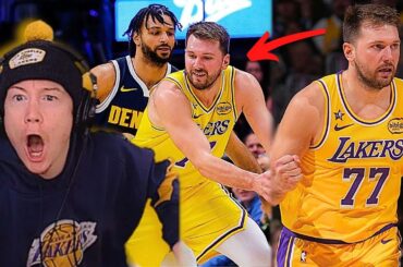 Luka COOKED in Denver! Reacting to Nuggets vs Lakers!