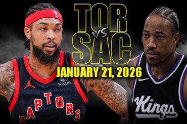 Toronto Raptors vs Sacramento Kings Full Game Highlights – January 21, 2026 | NBA Season