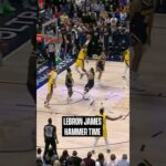 CRUNCH TIME HAMMER TIME FOR LEBRON #lakers