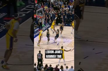 CRUNCH TIME HAMMER TIME FOR LEBRON #lakers