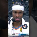 Whole squad stayed ready 🔒| Kenrich joins Nick Gallo post win 🤝