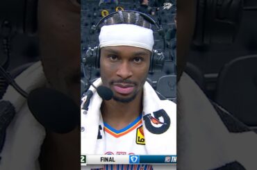 Whole squad stayed ready 🔒| Kenrich joins Nick Gallo post win 🤝